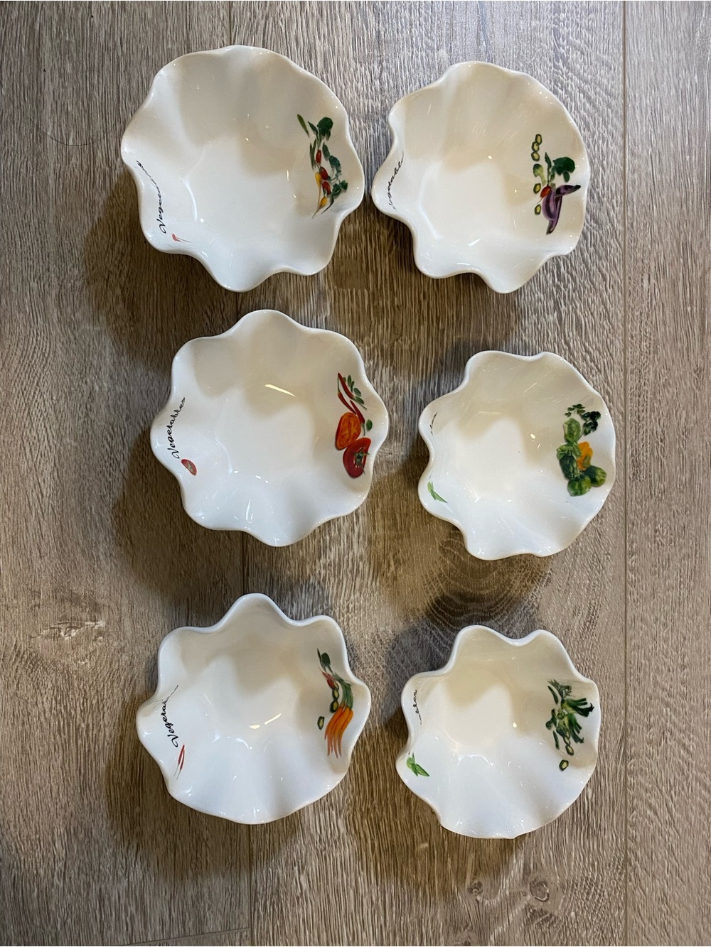 Vintage Royal Elfreda Snack Bowl - dip bowl Set of 6 | Alison LL Design